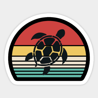 Marine Biologist Biology Turtle Fathers Day Gift Funny Retro Vintage Sticker